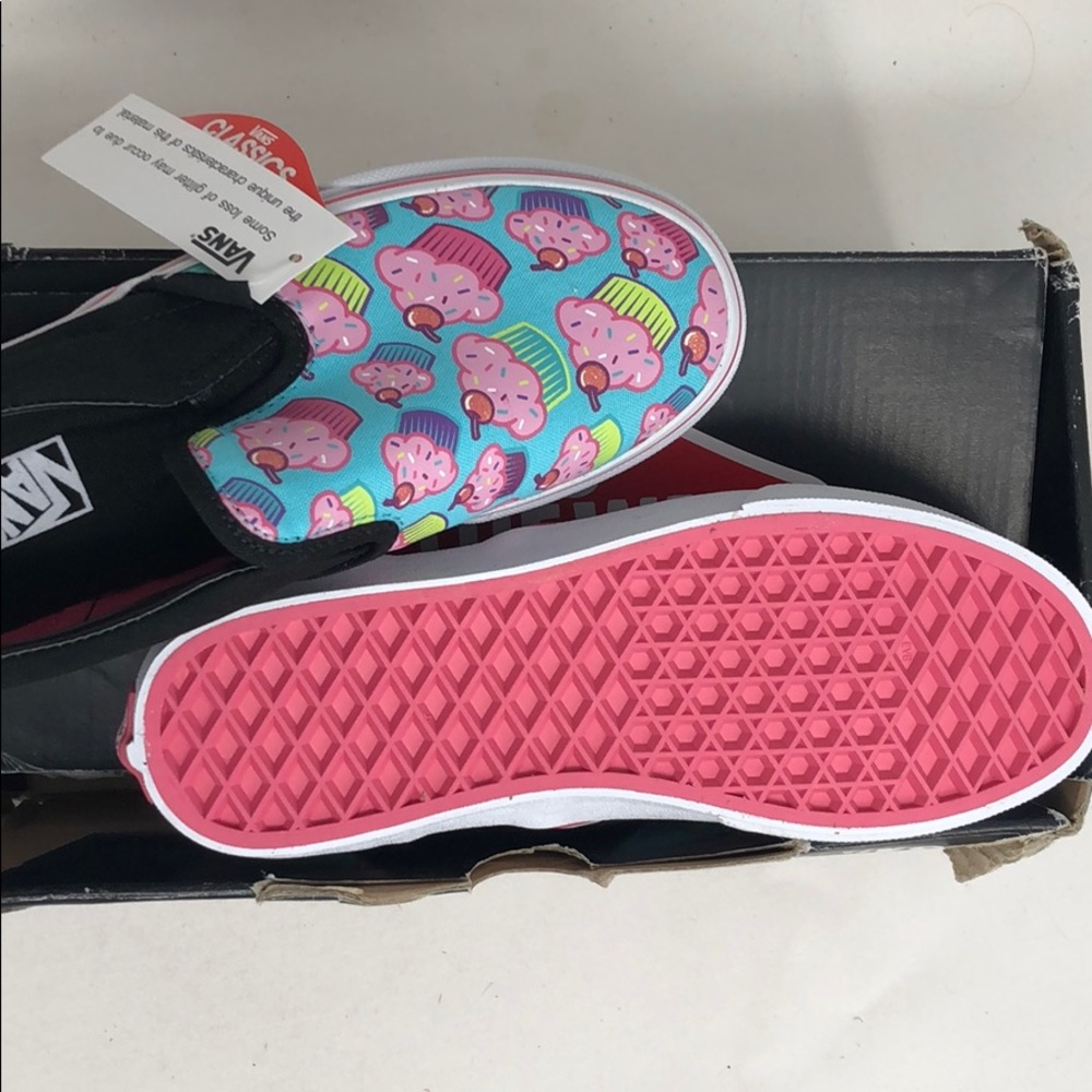 Vans Cupcake Slip On Sneakers Size 3 Youth - Picture 4 of 5
